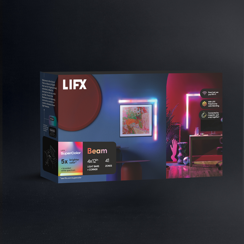 LIFX SuperColor Magnetic Beam 4 Piece Kit