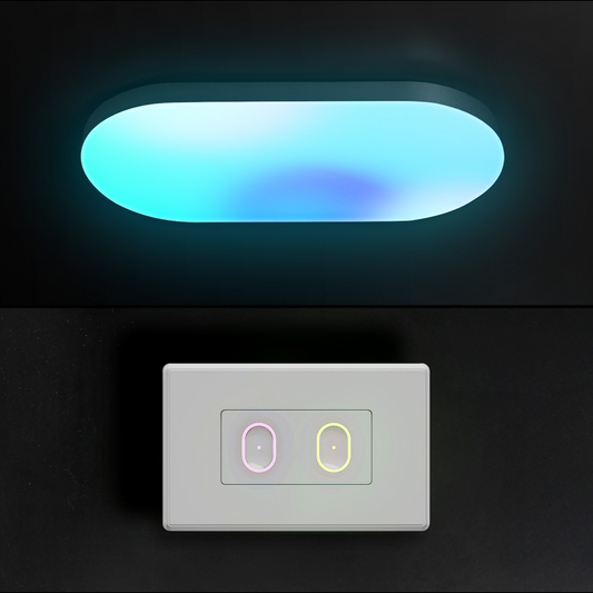 LIFX SuperColor 26" Ceiling Black Trim + 2 Button Switch Bundle