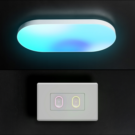 LIFX SuperColor 26" Ceiling Light White Trim + 2 Button Switch Bundle