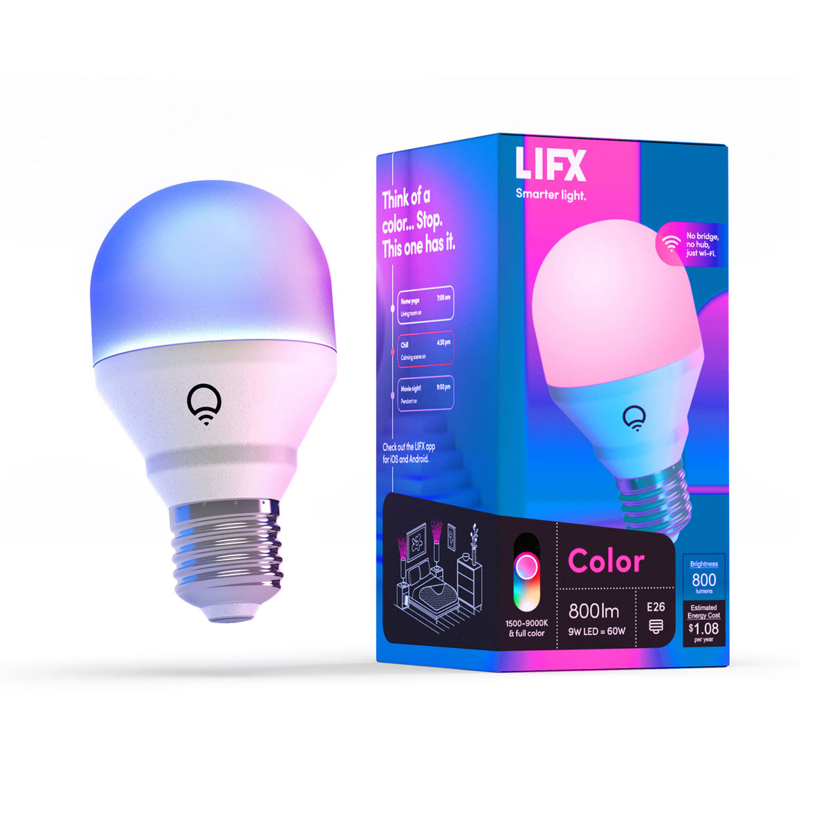 LIFX Color E26 1-Pack (800 Lumens)