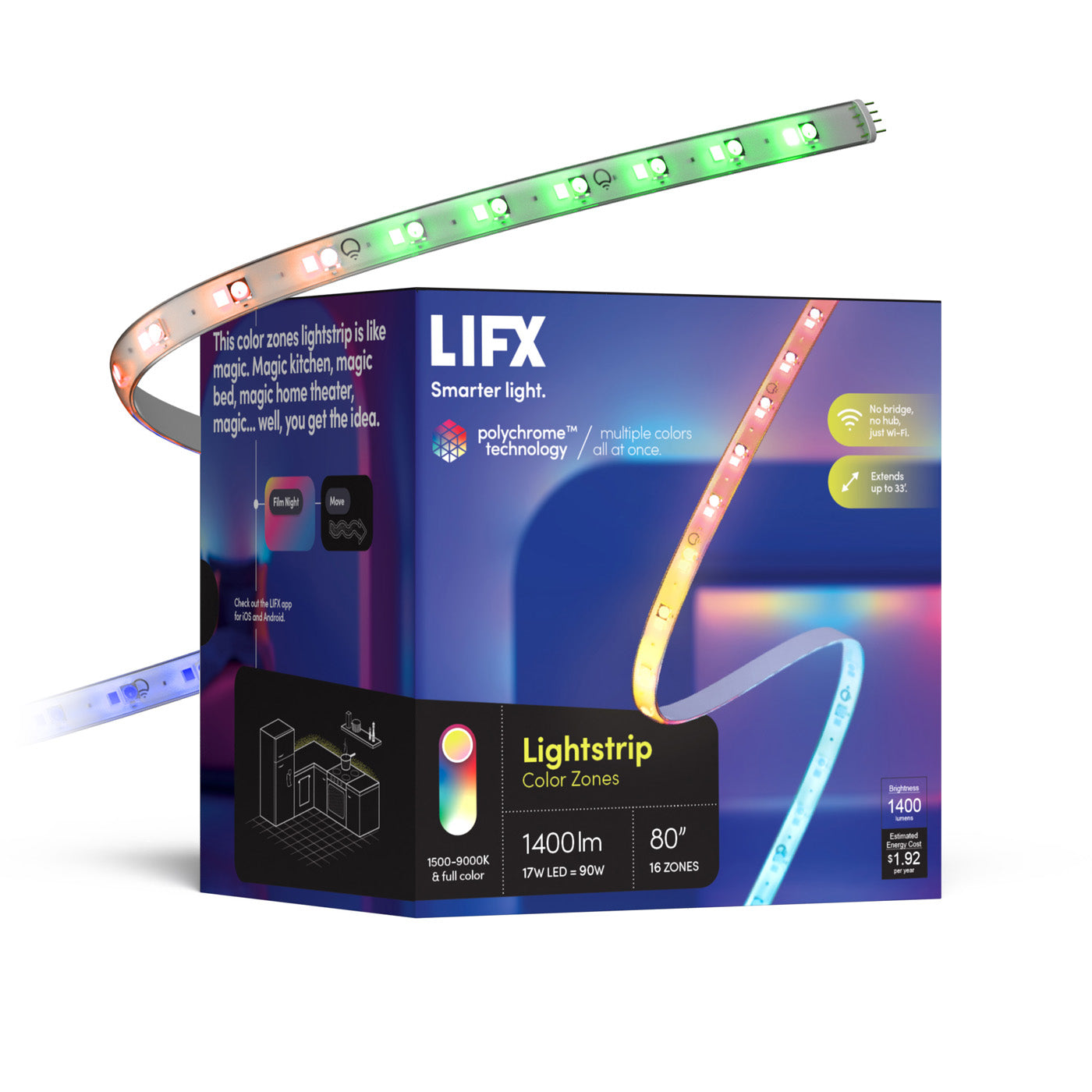 Monica Fremkald omfavne LIFX Lightstrip 80" Kit
