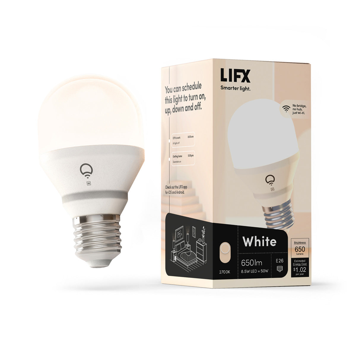 LIFX White E26 1-Pack Lumens)