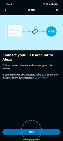 Connect your LIFX account to Alexa