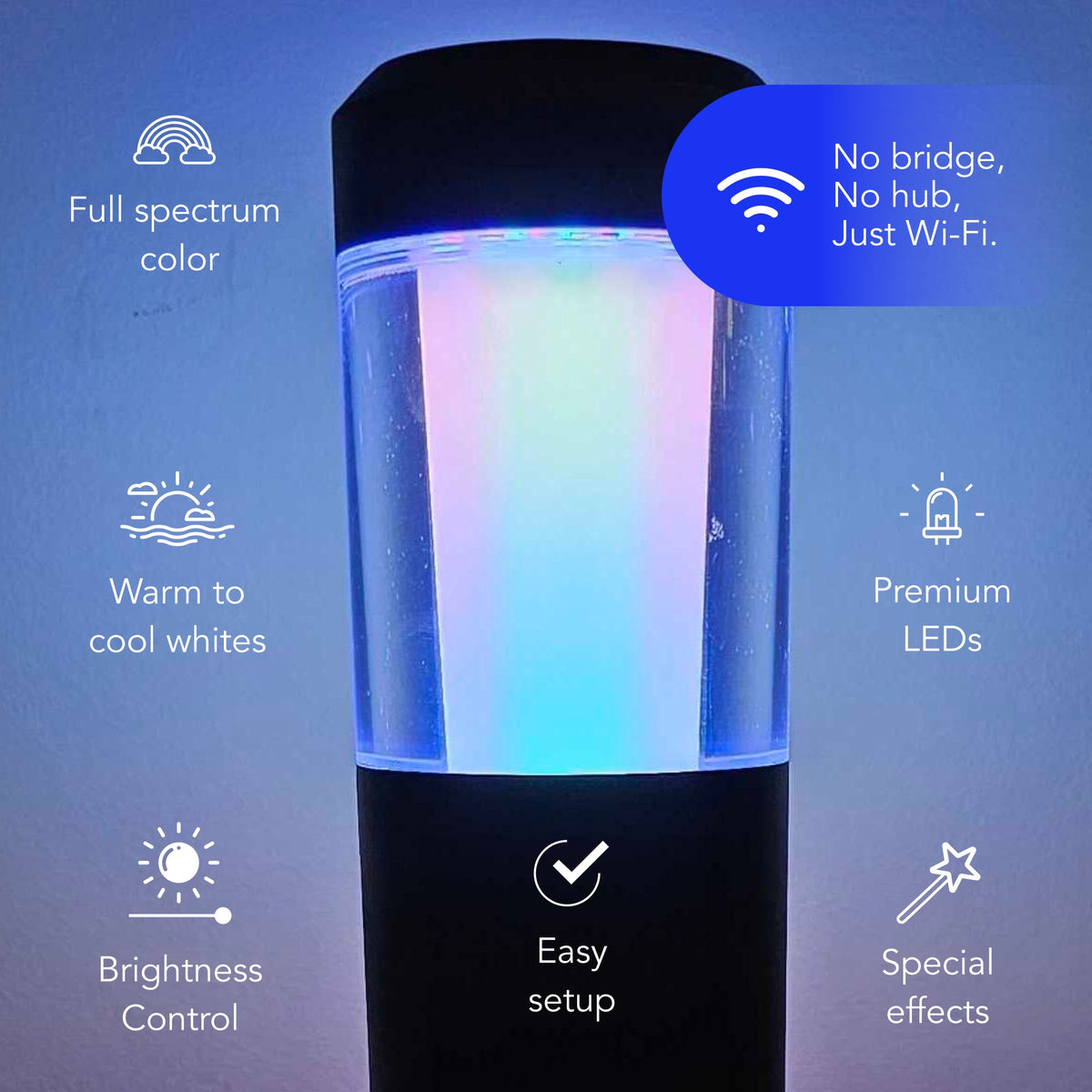 LIFX Outdoor SuperColor Path Light Round - 800 Lumens
