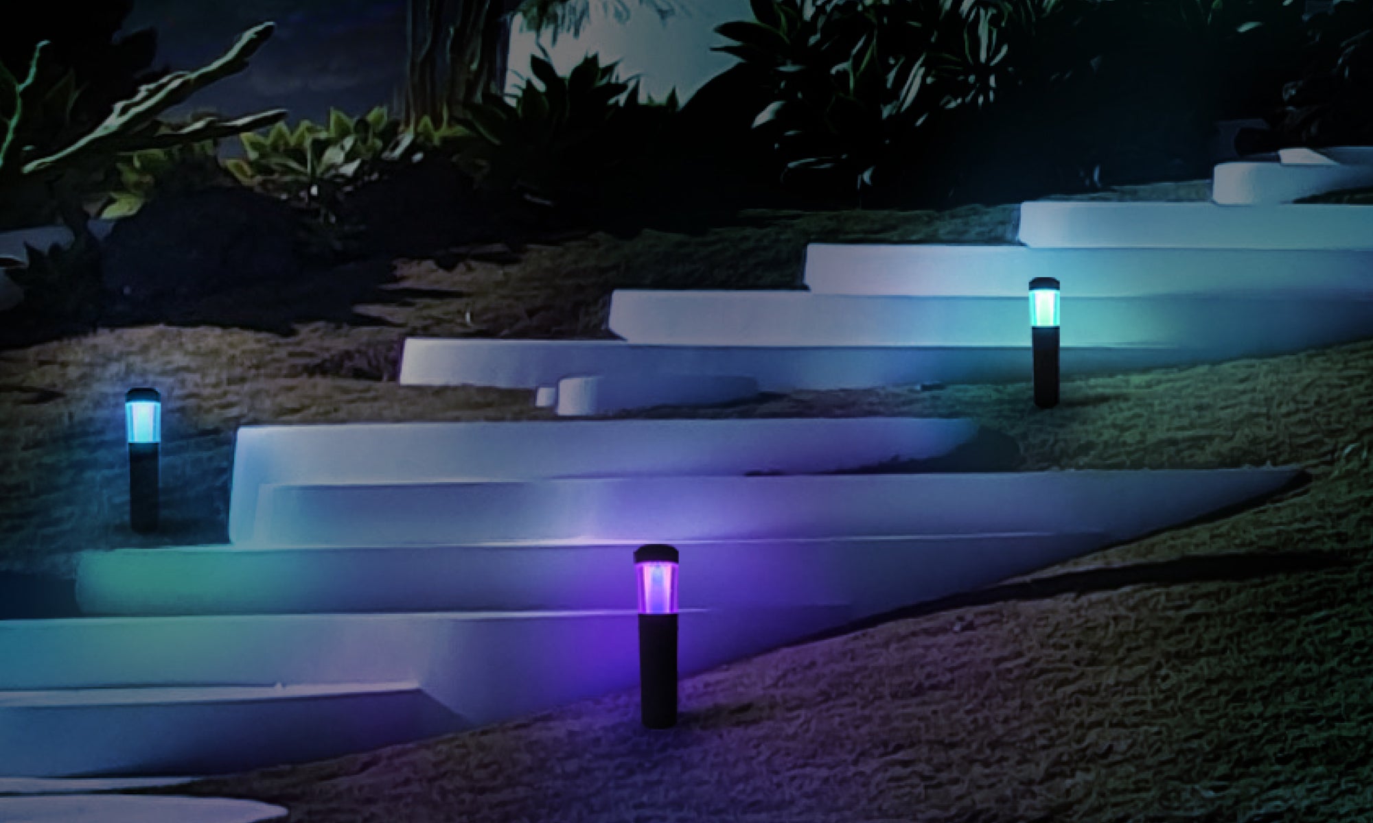 LIFX Outdoor SuperColor Path Light Round - 800 Lumens | LIFX