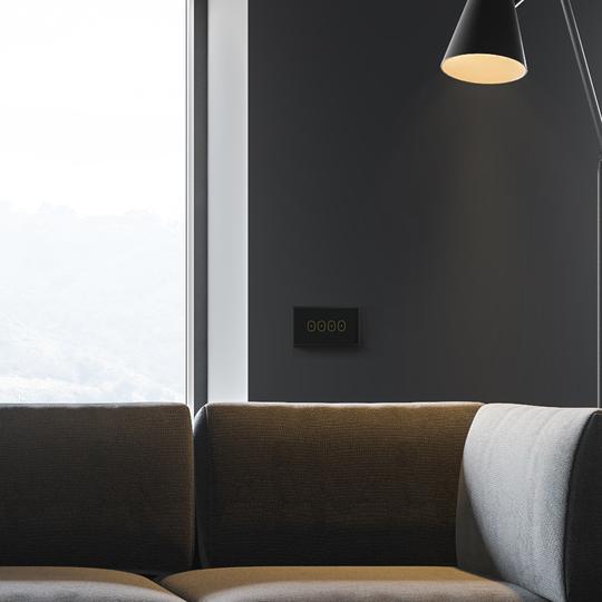 Smart Switch 4 Button Black