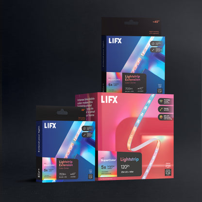 LIFX SuperColor 16.4ft (196") Lightstrip Kit - 2800 Lumens