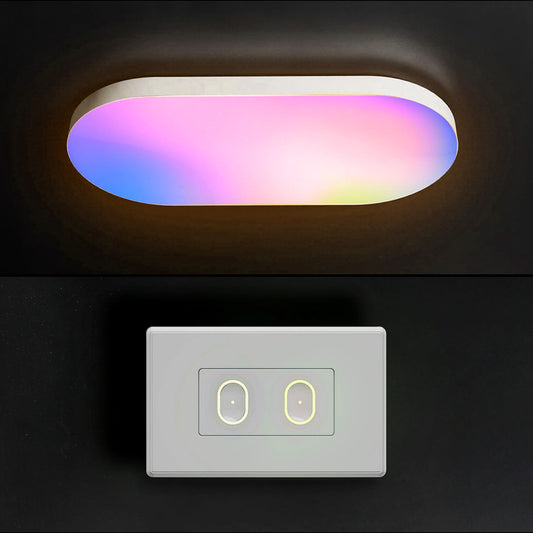LIFX SuperColor 26" Ceiling Light White Trim + 2 Button Switch Bundle