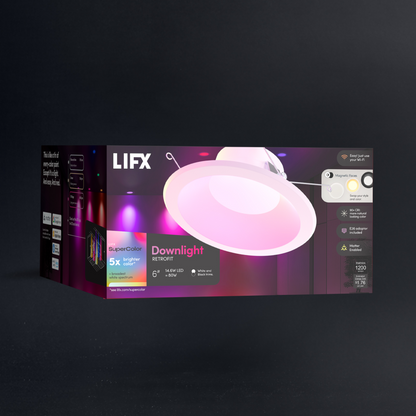 LIFX SuperColor 6" Downlight Retrofit - 1200 Lumens