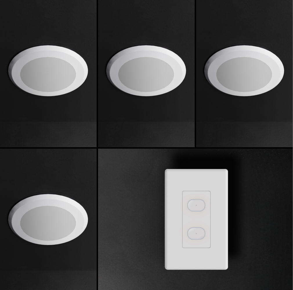 LIFX SuperColor 5 - 6" Downlight + 2 Button Switch Bundle