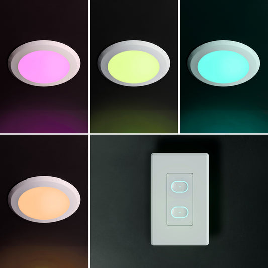 LIFX SuperColor 5 - 6" Downlight + 2 Button Switch Bundle