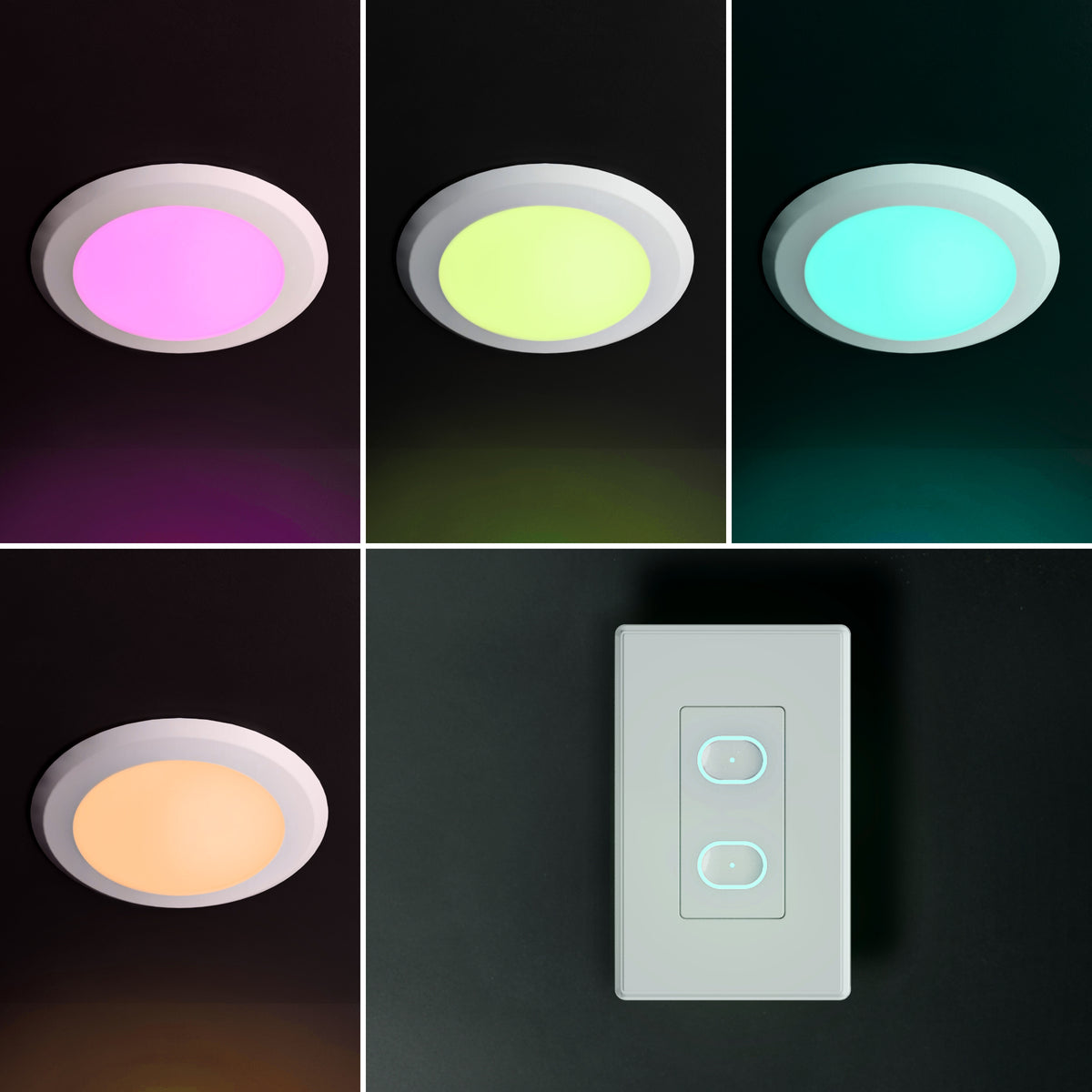 LIFX SuperColor 5 - 6" Downlight + 2 Button Switch Bundle