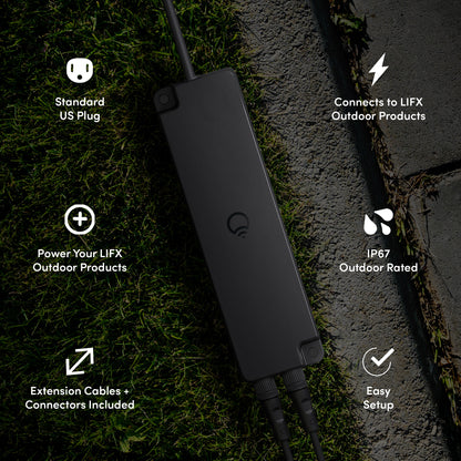 LIFX Outdoor Landscape Plug-In Low Voltage Power Supply Kit