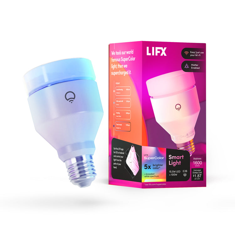 LIFX SuperColor A21 Smart Light Bulb
