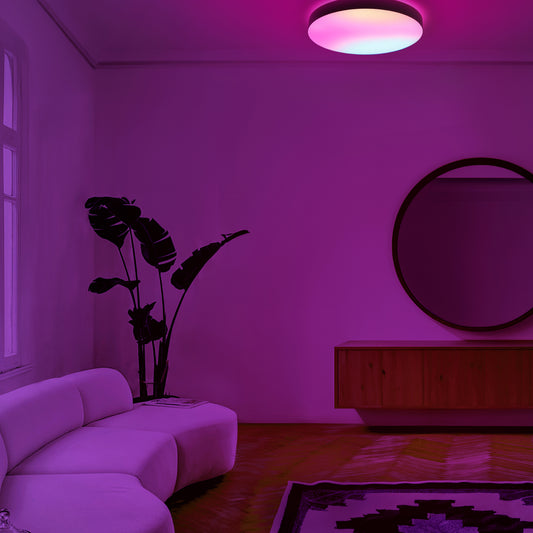 LIFX SuperColor 15" Ceiling Light Black Trim - 2500 Lumens