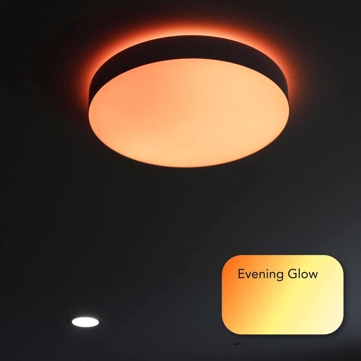 LIFX SuperColor 15" Ceiling Light Black Trim + 2 Button Switch Bundle