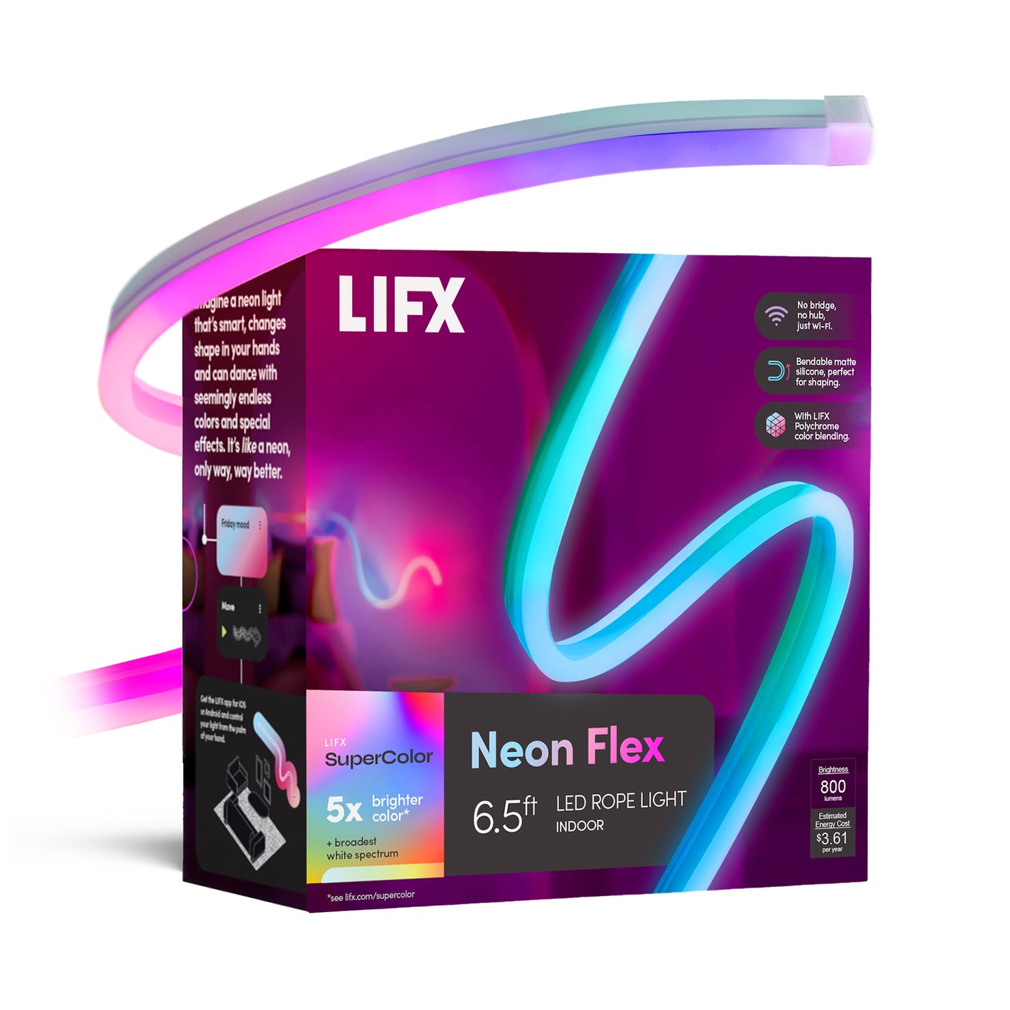 Indoor Neon Flex 6.5ft