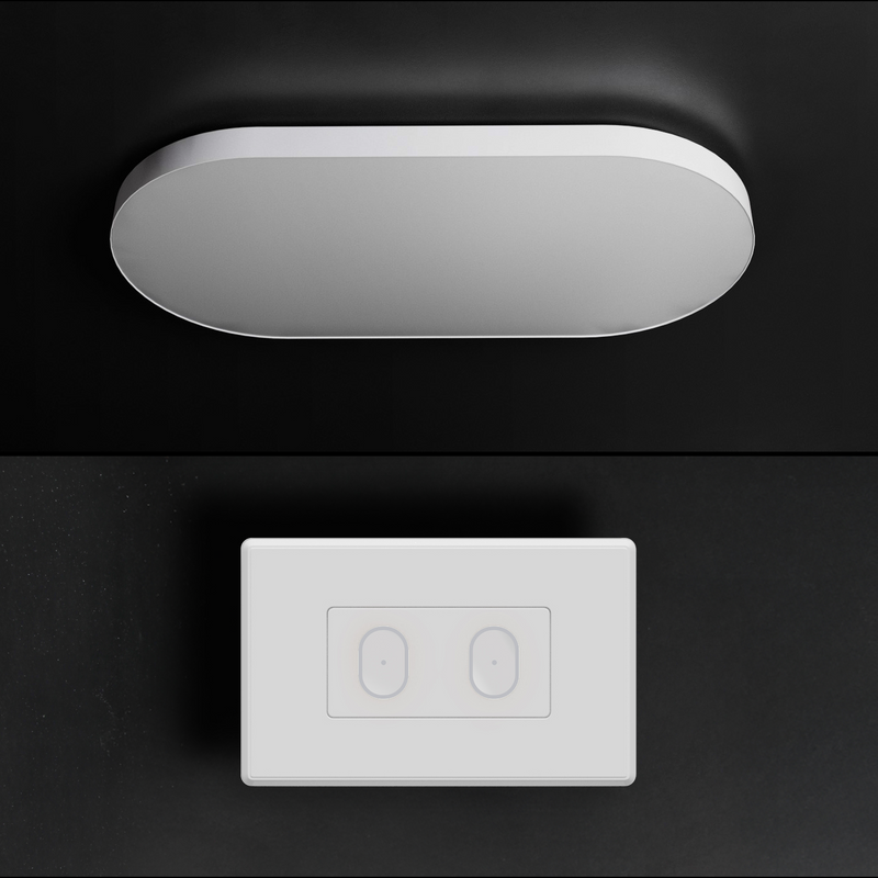 LIFX SuperColor 26" Ceiling Light White Trim + 2 Button Switch Bundle