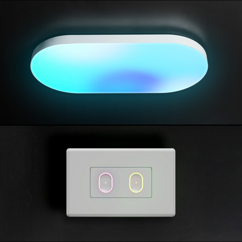 LIFX SuperColor 26" Ceiling Light White Trim + 2 Button Switch Bundle