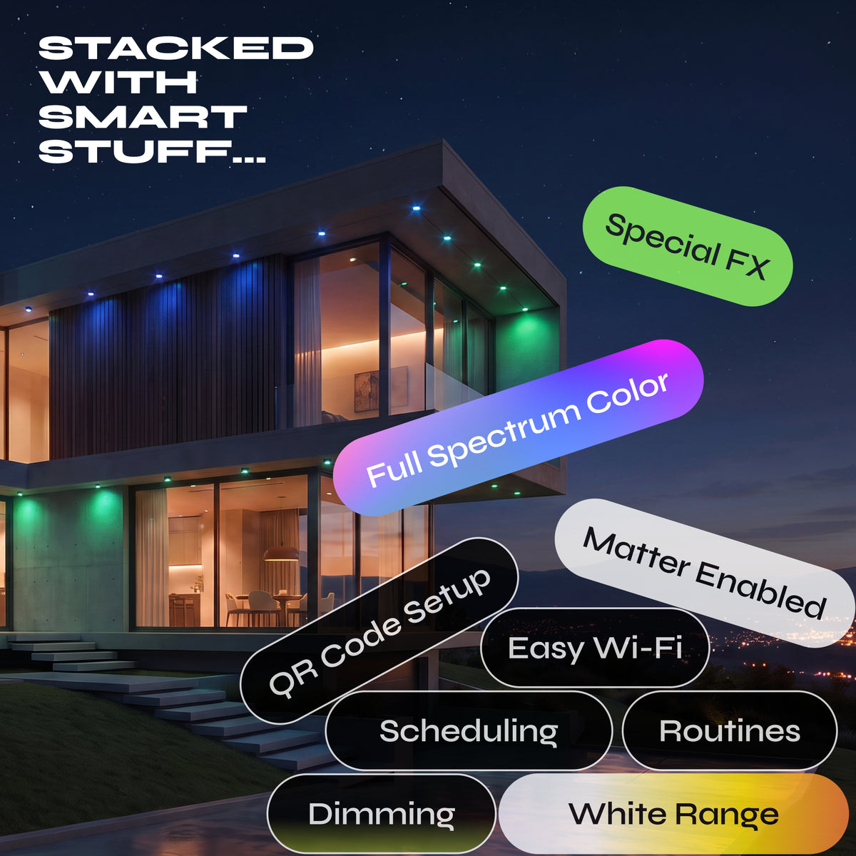 LIFX Everyday Outdoor Permanent Lights 200ft Kit - White