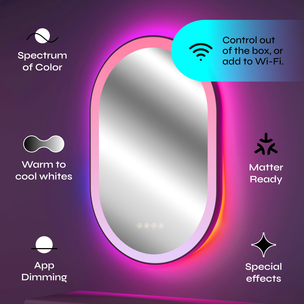 LIFX SuperColor Mirror vs Philips Hue Adore Smart Mirror