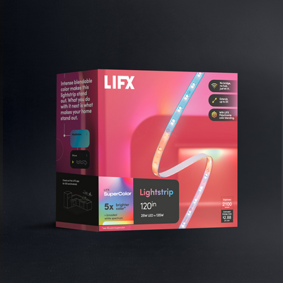 LIFX SuperColor 120" Lightstrip Kit - 2100 Lumens