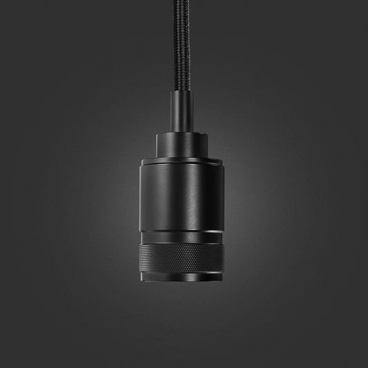 Industrial Plug-in or Hardwired Pendant (Black)