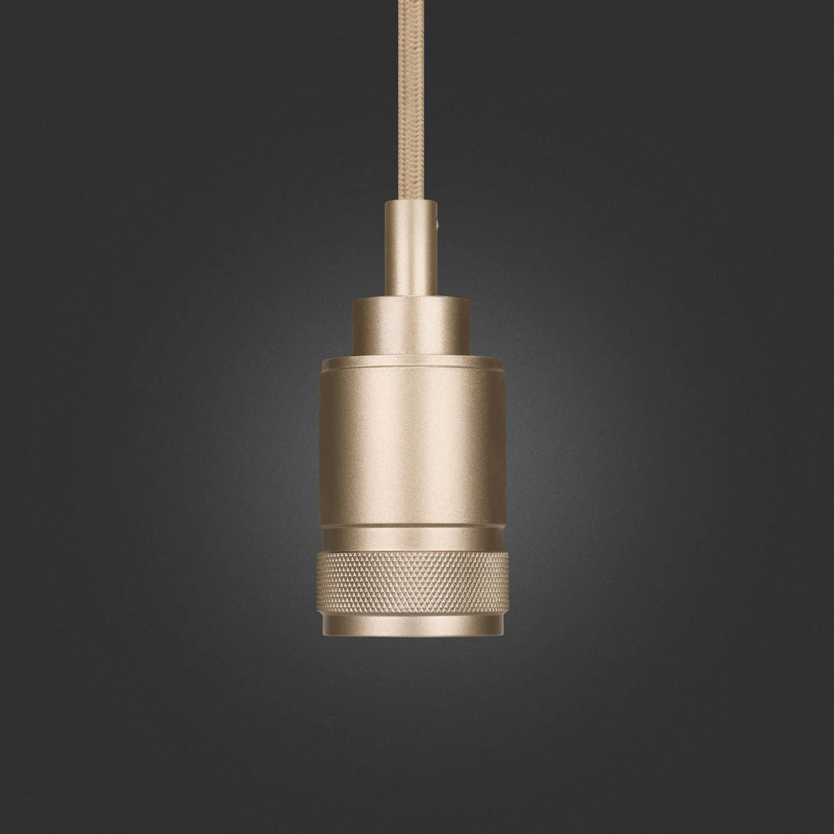 Industrial Plug-in or Hardwired Pendant (Gold)