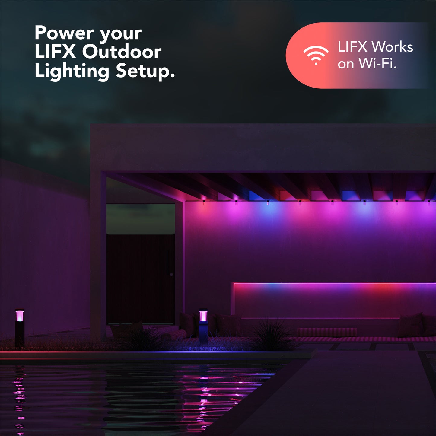 LIFX Outdoor Landscape Plug-In Low Voltage Power Supply Kit