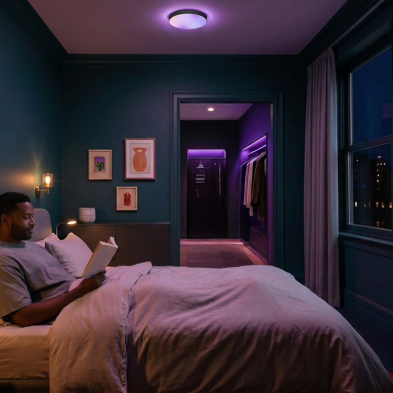 LIFX SuperColor 13" Ceiling Black Trim - 2000 Lumens