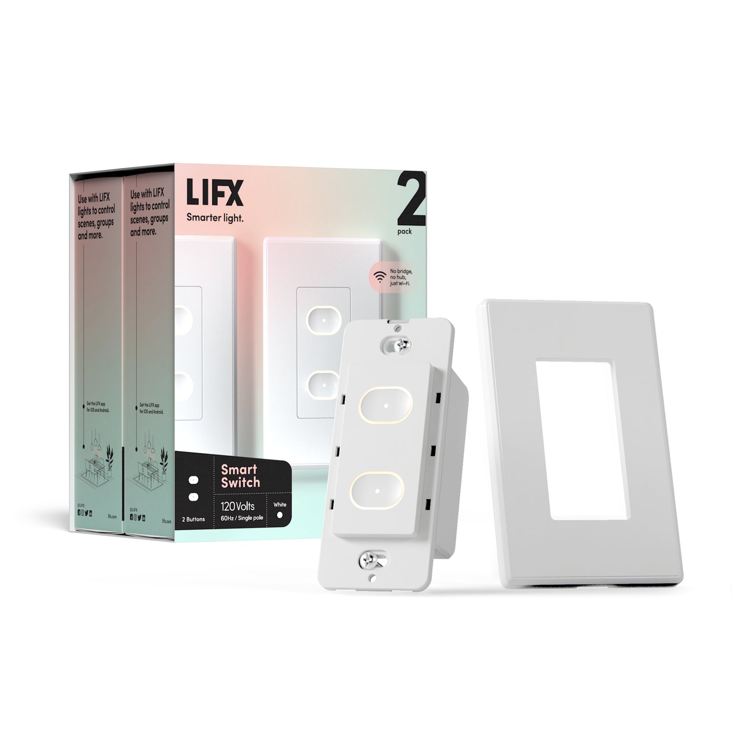 LIFX Smart Switch White 2 Button