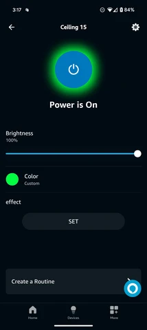 Light control screen