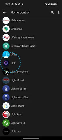 Home control brand list with LIFX