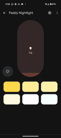 Light control screen